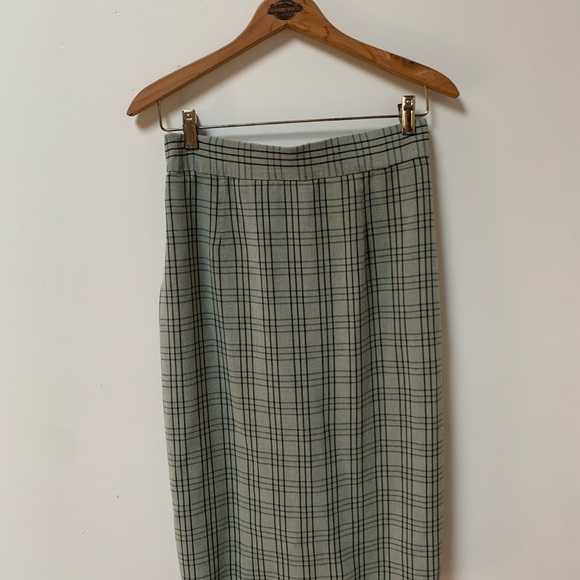 🌾Zara plaid green skirt 🌾 - Picture 5 of 6